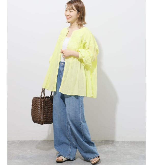 JOURNAL STANDARD relume「コットンボイルクリンクルピンタックブラウス」|シャツ・ブラウス|