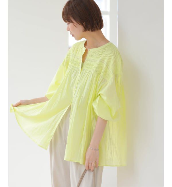 JOURNAL STANDARD relume「コットンボイルクリンクルピンタックブラウス」|シャツ・ブラウス|