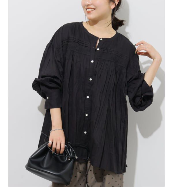 JOURNAL STANDARD relume「コットンボイルクリンクルピンタックブラウス」|シャツ・ブラウス|