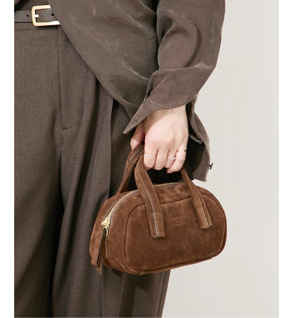 JOURNAL STANDARD「《追加》【CHRISTIAN VILLA /クリスチャン ヴィラ】MINI TOTE」|ショルダー・メッセンジャー|ブラウン