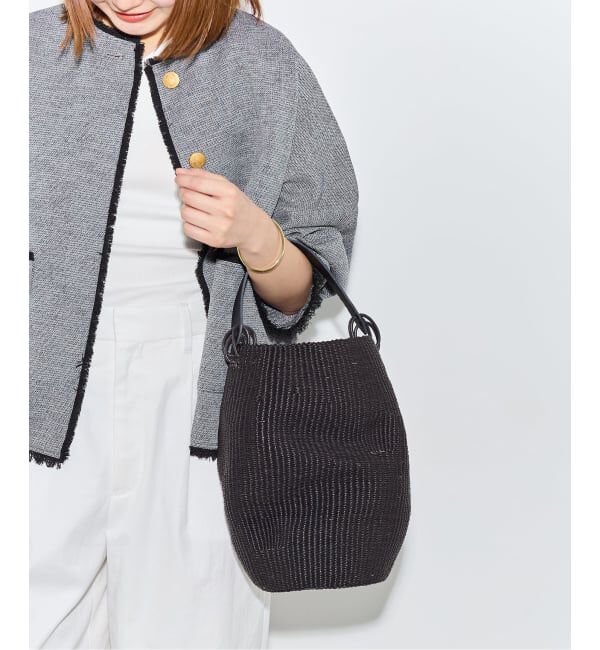 journal standard L'essage「【INES BRESSAND】POT FROISSE：かごバッグ」|かごバッグ|