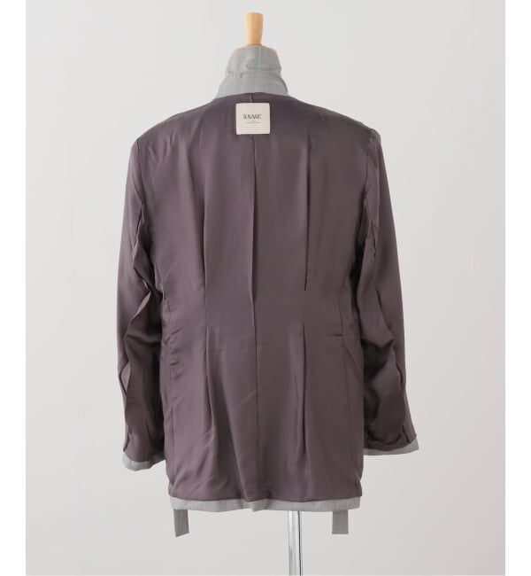 journal standard L'essage「MOULI バックギャザージャケット」|テーラードジャケット|