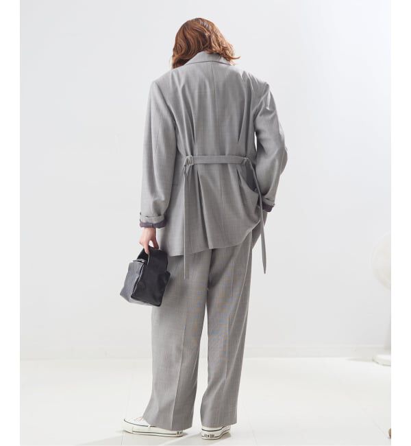 journal standard L'essage「MOULI バックギャザージャケット」|テーラードジャケット|