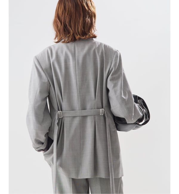 journal standard L'essage「MOULI バックギャザージャケット」|テーラードジャケット|