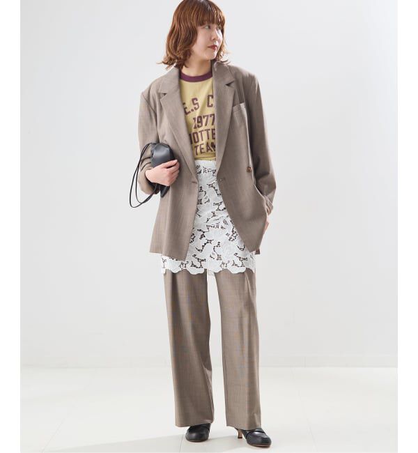 journal standard L'essage「MOULI バックギャザージャケット」|テーラードジャケット|