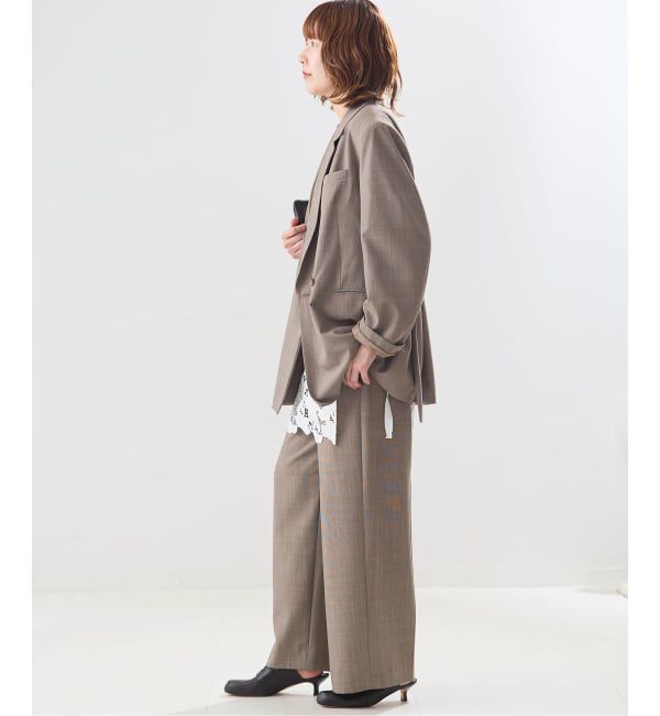 journal standard L'essage「MOULI バックギャザージャケット」|テーラードジャケット|