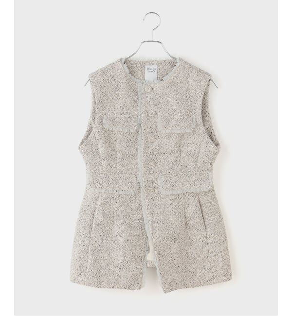 JOURNAL STANDARD「【RHODOLIRION /ロドリリオン】SLEEVELESS JACKET」|ダウンベスト・ベスト|ナチュラル