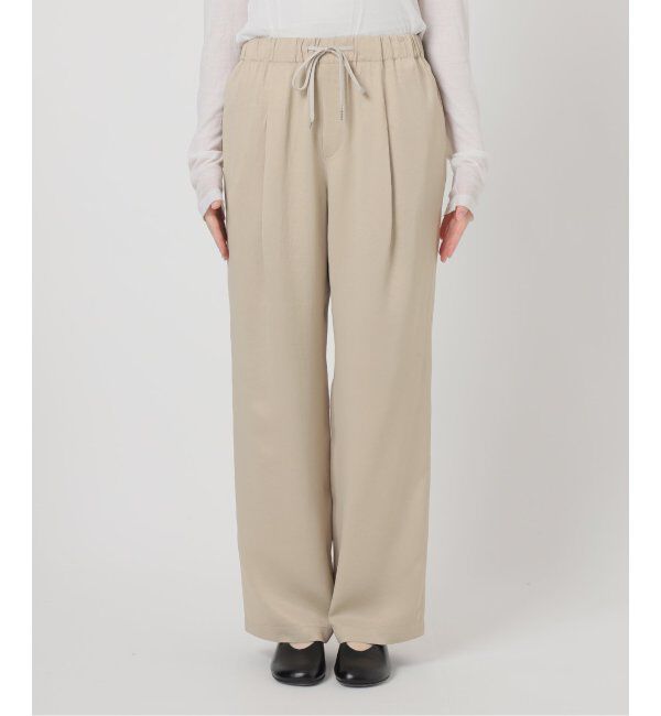 Spick and Span「《WEB限定 / 追加》ワッシャーサテンイージーパンツ」|その他|