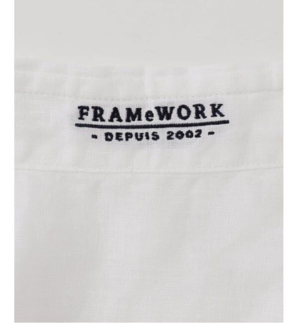 FRAMeWORK「≪新色 / 追加≫フレンチリネンレギュラーシャツ2」|シャツ・ブラウス|