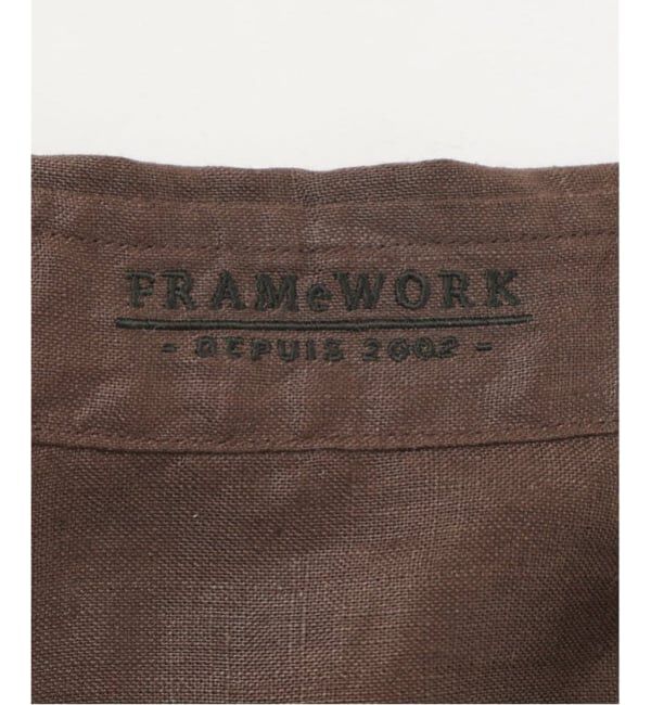 FRAMeWORK「≪新色 / 追加≫フレンチリネンレギュラーシャツ2」|シャツ・ブラウス|