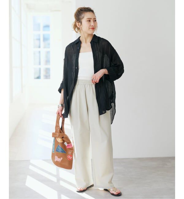 Spick and Span「リラックスイージーチノパンツ」|スラックス|