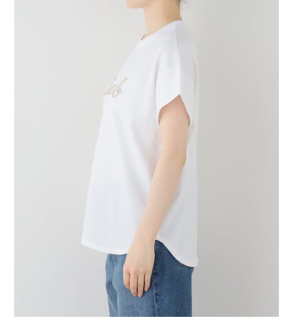  「【洗える】Munich/ミューニック 刺繍ロゴTシャツ」|Tシャツ・カットソー|