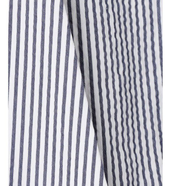 BEIGE,「【洗える・WEB限定】NEMESIA / ソフトサッカーノーカラージャケット」|ノーカラージャケット|