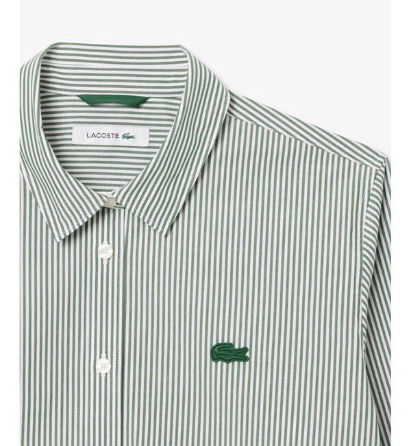 LACOSTE「ベーシックストライプシャツ」|シャツ・ブラウス|