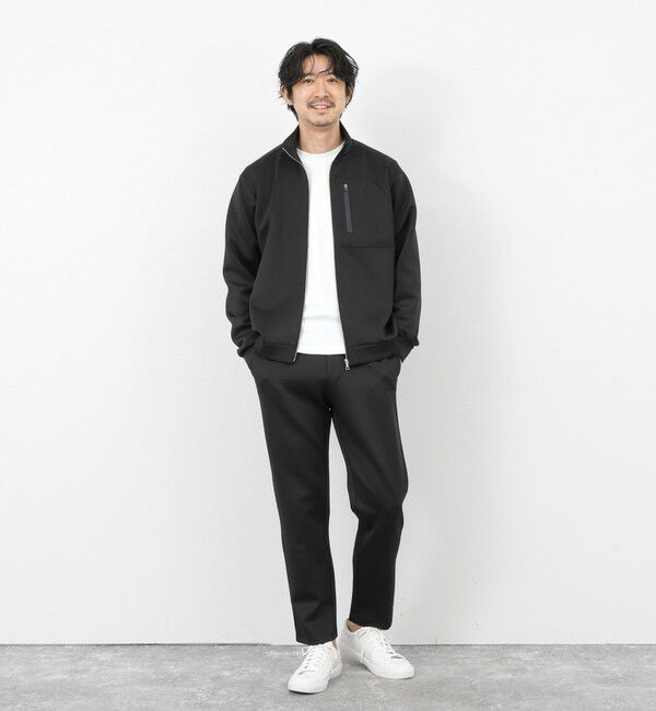 NOLLEY'S goodman「《セットアップ対応》ダブルニットZIPスタンドカラー 26SS」|ブルゾン・スタジャン|