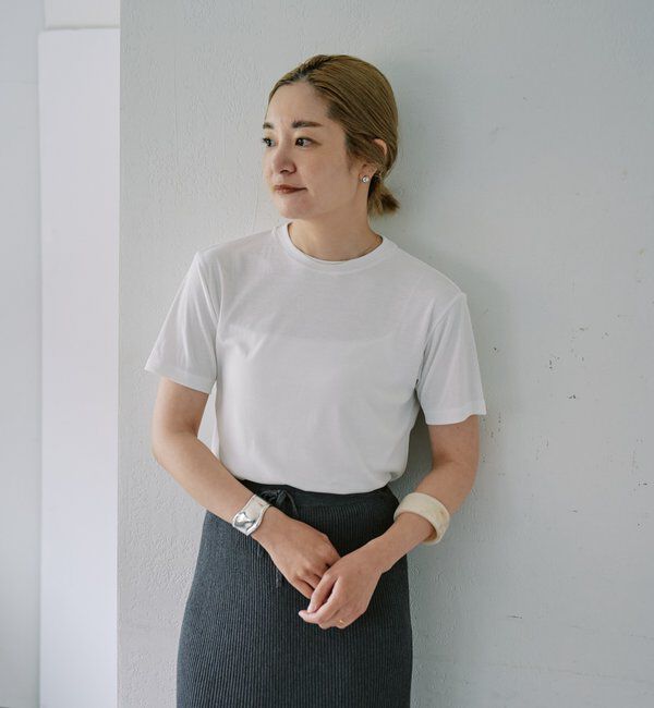  「【LUALY】シアープレーンチビTee」|Tシャツ・カットソー|