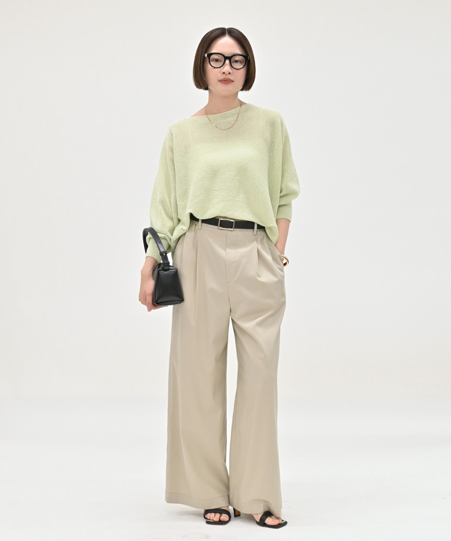 qualite「【大人気アイテムが進化して新登場！】camifine ニットプルオーバー」|Tシャツ・カットソー|