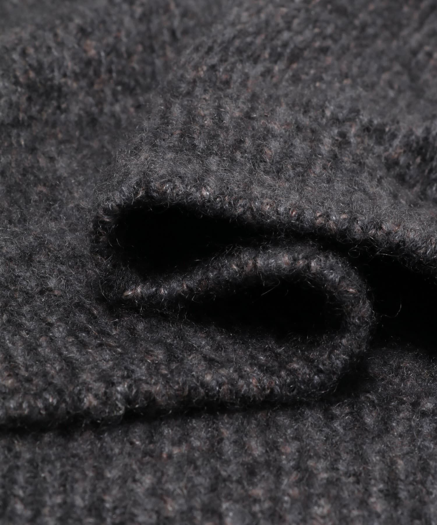 URBAN RESEARCH「new basic　CASHMERE SILK MOULINE CREW-NECK KNIT」|ニット・セーター|
