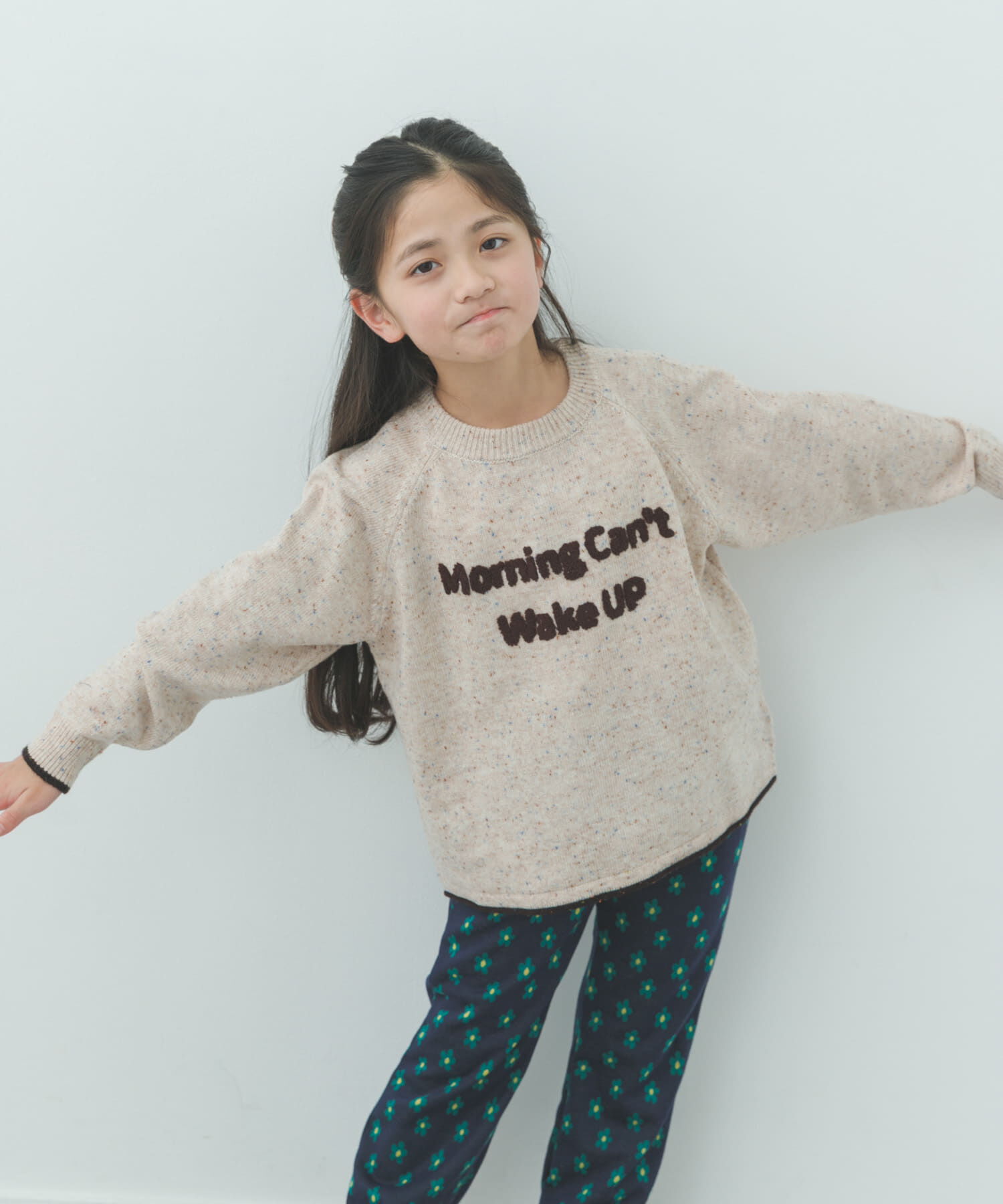 URBAN RESEARCH DOORS「サガラ刺繍ロゴニット(KIDS)」|ニット・セーター|