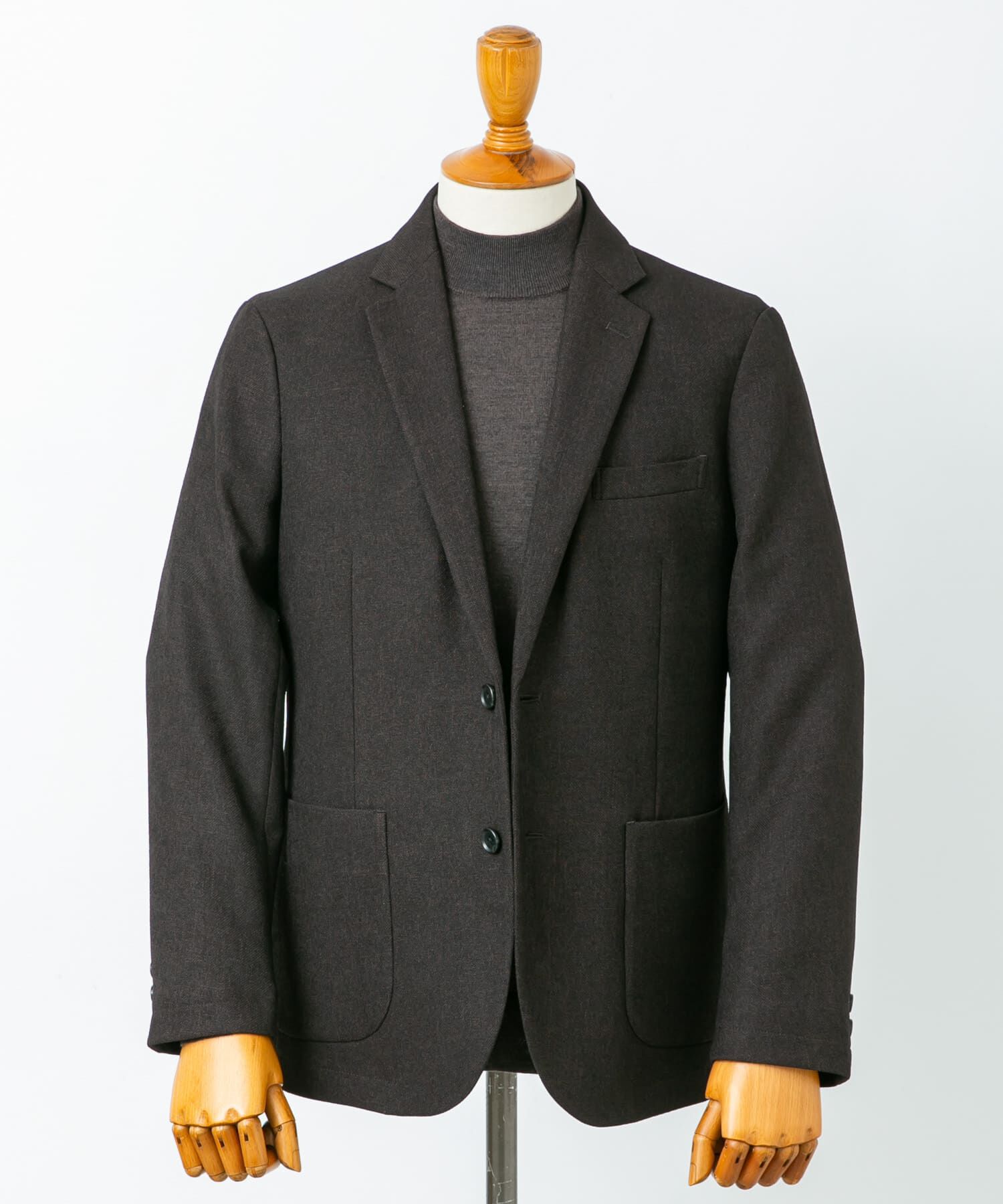 URBAN RESEARCH DOORS「LIFE STYLE TAILOR　ツイードライクコンフォータブルジャケット」|その他|ブラウン