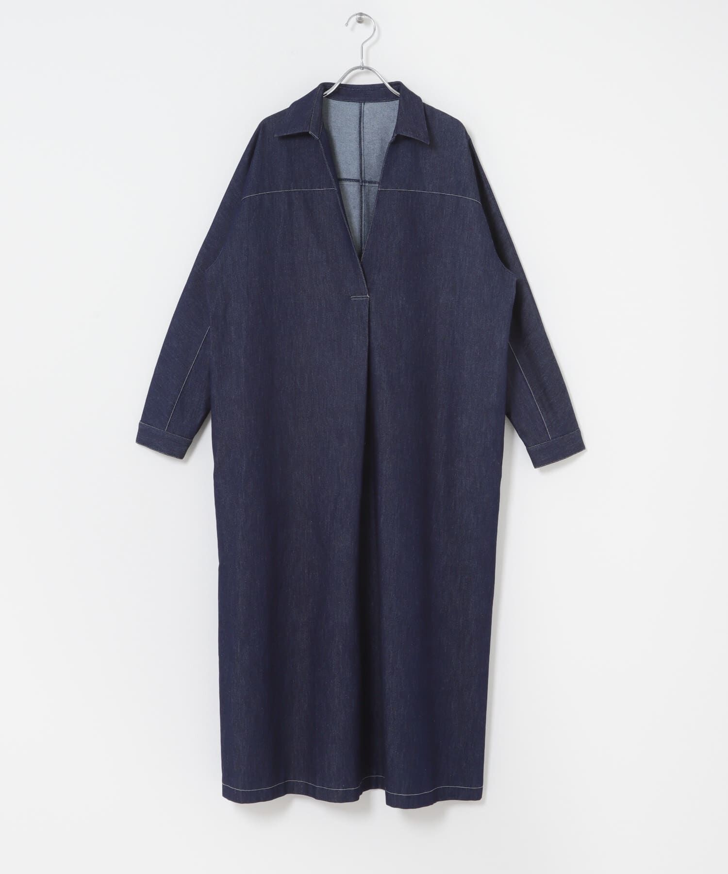 URBAN RESEARCH ROSSO「スキッパーデニムワンピース」|ワンピース|