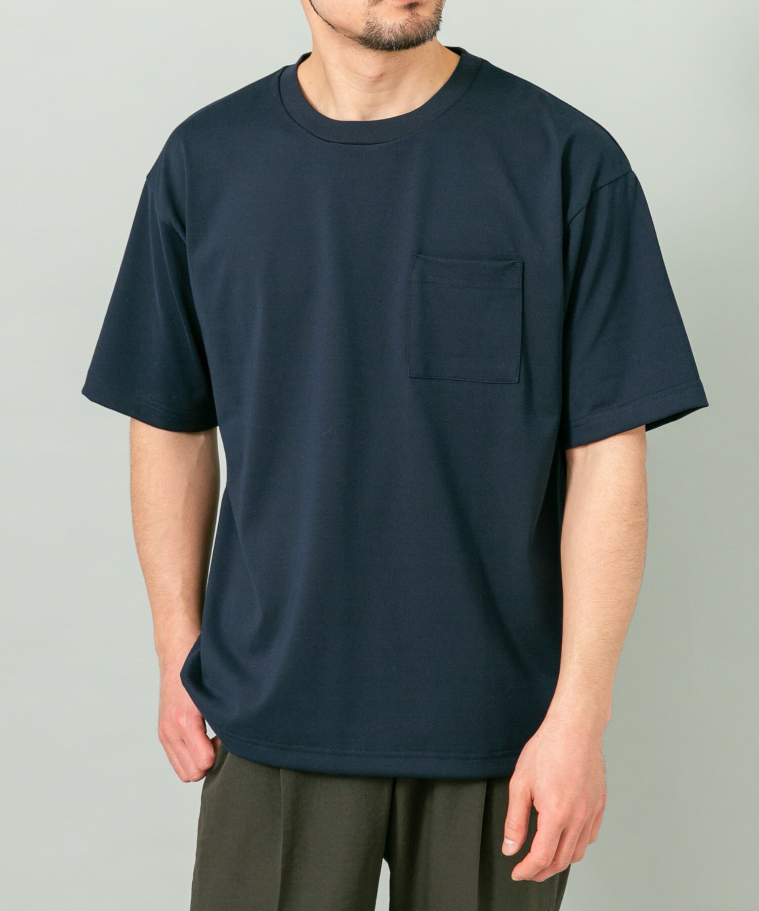 URBAN RESEARCH ROSSO「『接触冷感/吸水速乾/UVｶｯﾄ』ﾊｲｸｵﾘﾃｨﾘﾗｯｸｽﾌｨｯﾄTｼｬ  」|Tシャツ・カットソー|