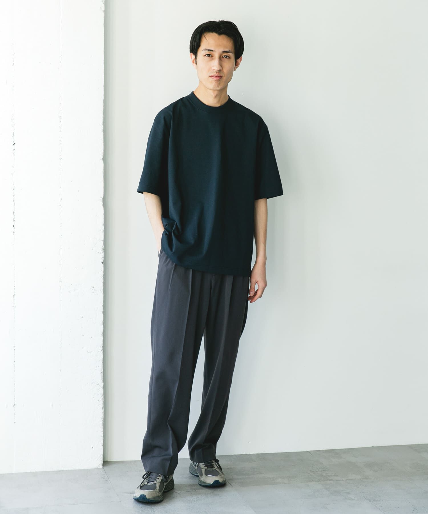 URBAN RESEARCH DOORS「『吸水速乾/防ｼﾜ/抗ﾋﾟﾘﾝｸﾞ/UVｶｯﾄ/ｲｰｼﾞｰｹｱ』DRYMIX20sﾌﾟ 」|Tシャツ・カットソー|