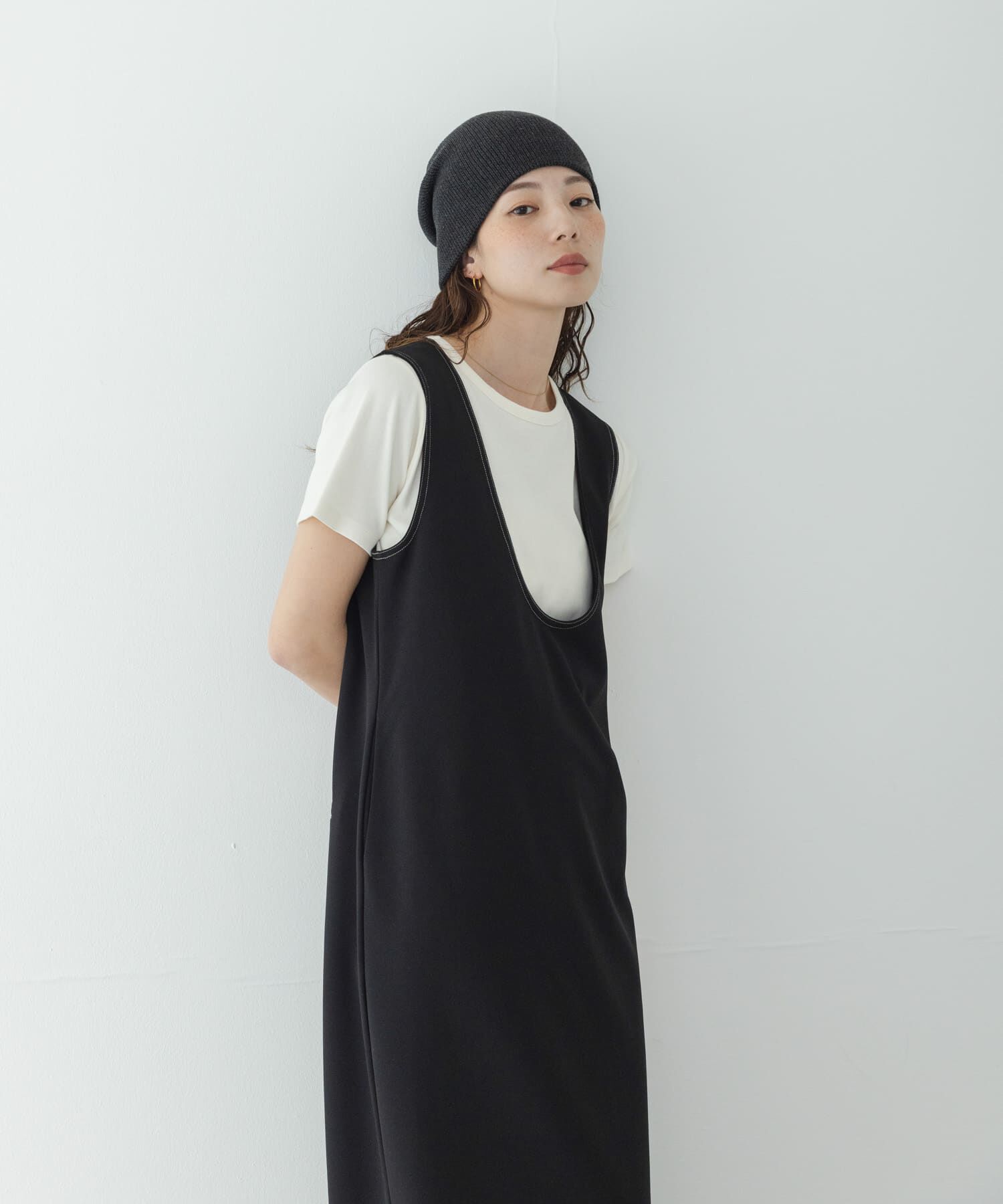 Sonny Label 「Uネックジャンパースカート」|ワンピース|