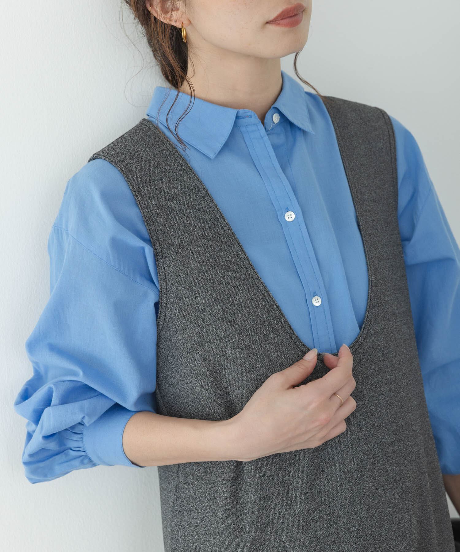 Sonny Label 「Uネックジャンパースカート」|ワンピース|