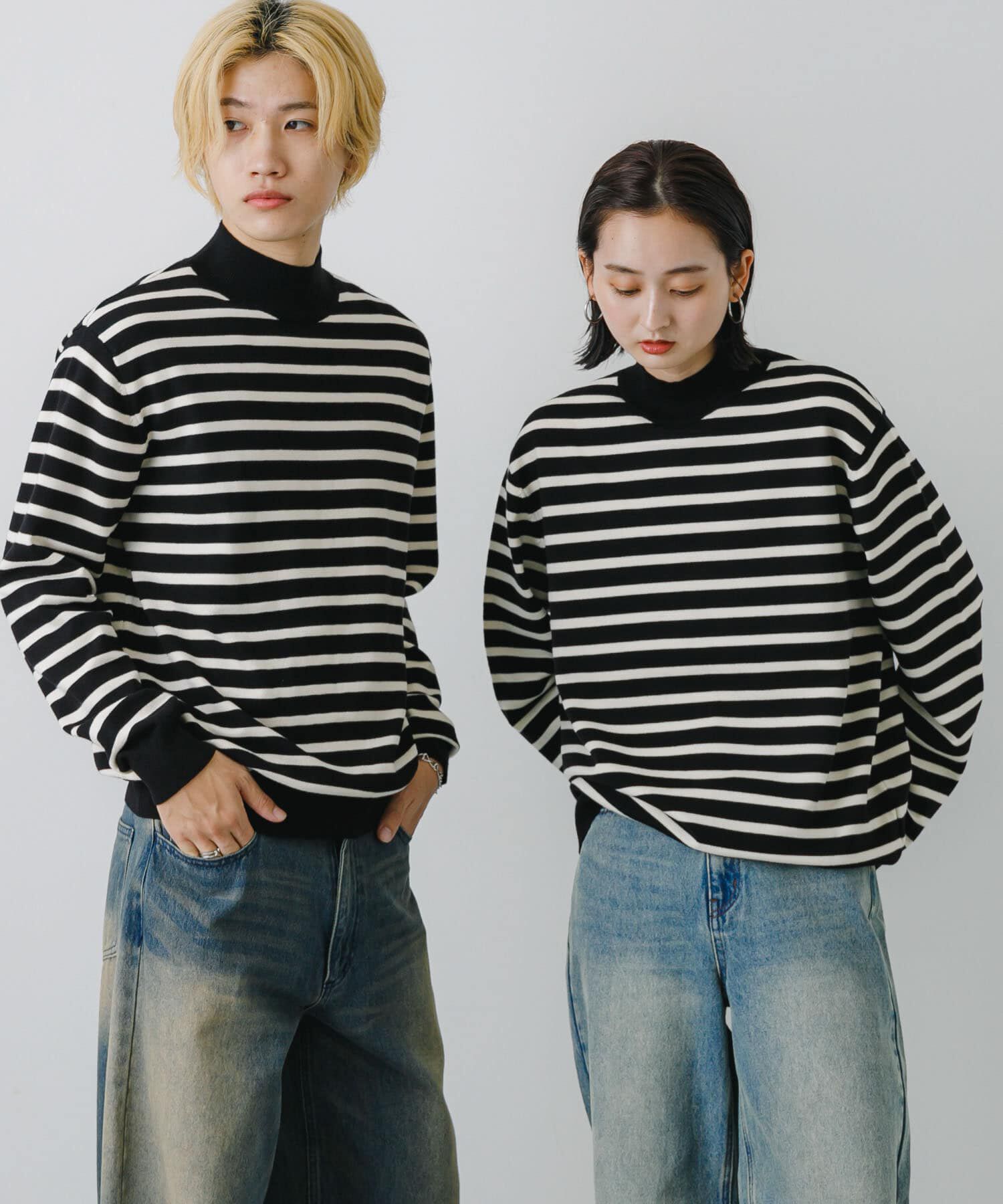 SENSE OF PLACE by URBAN RESEARCH「ストレッチモックネックニット」|ニット・セーター|