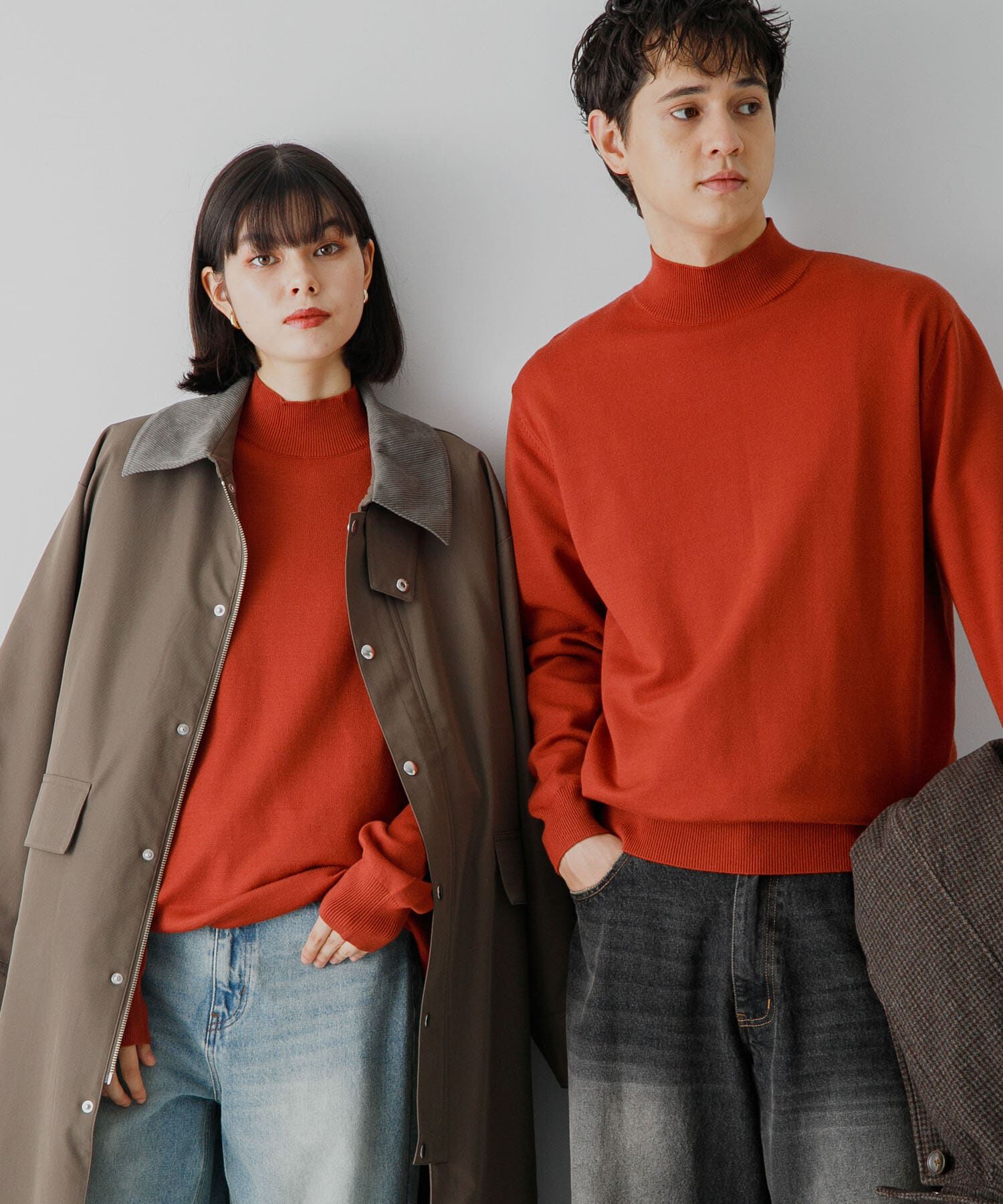 SENSE OF PLACE by URBAN RESEARCH「ストレッチモックネックニット」|ニット・セーター|