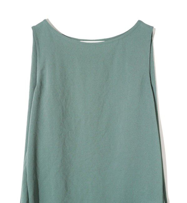 MIDIUMISOLID「MIDIUMISOLID for Ladies ノースリーブタックワイドプルオーバー」|Tシャツ・カットソー|