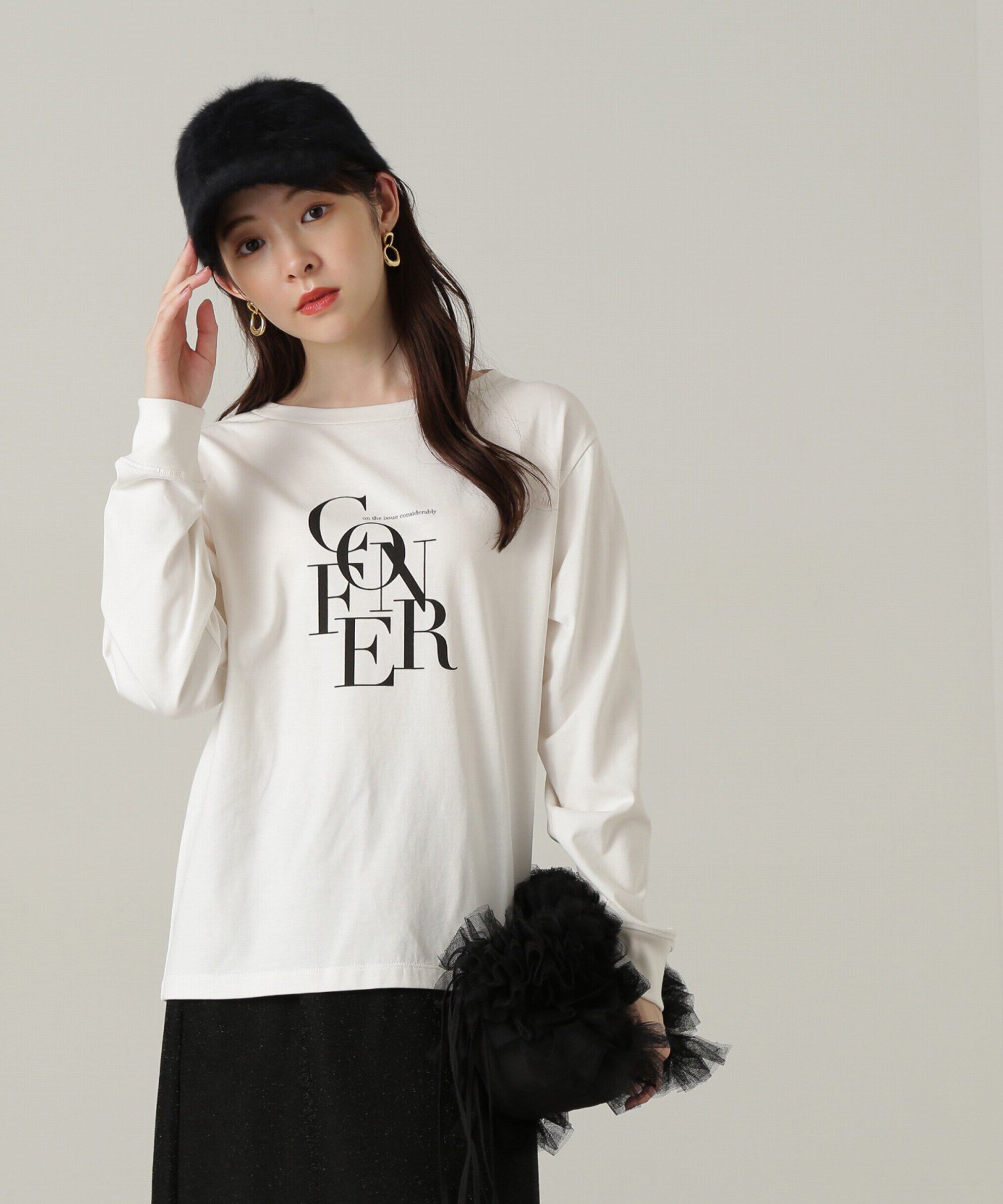 PROPORTION BODY DRESSING「ロゴロンTシャツ」|Tシャツ・カットソー|