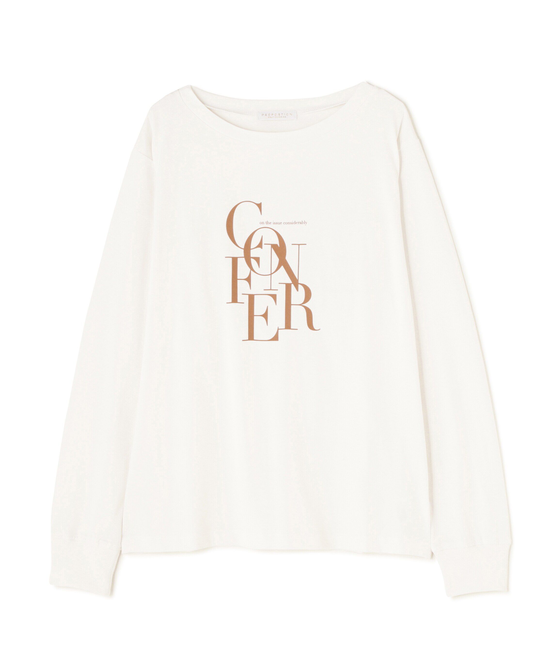 PROPORTION BODY DRESSING「ロゴロンTシャツ」|Tシャツ・カットソー|