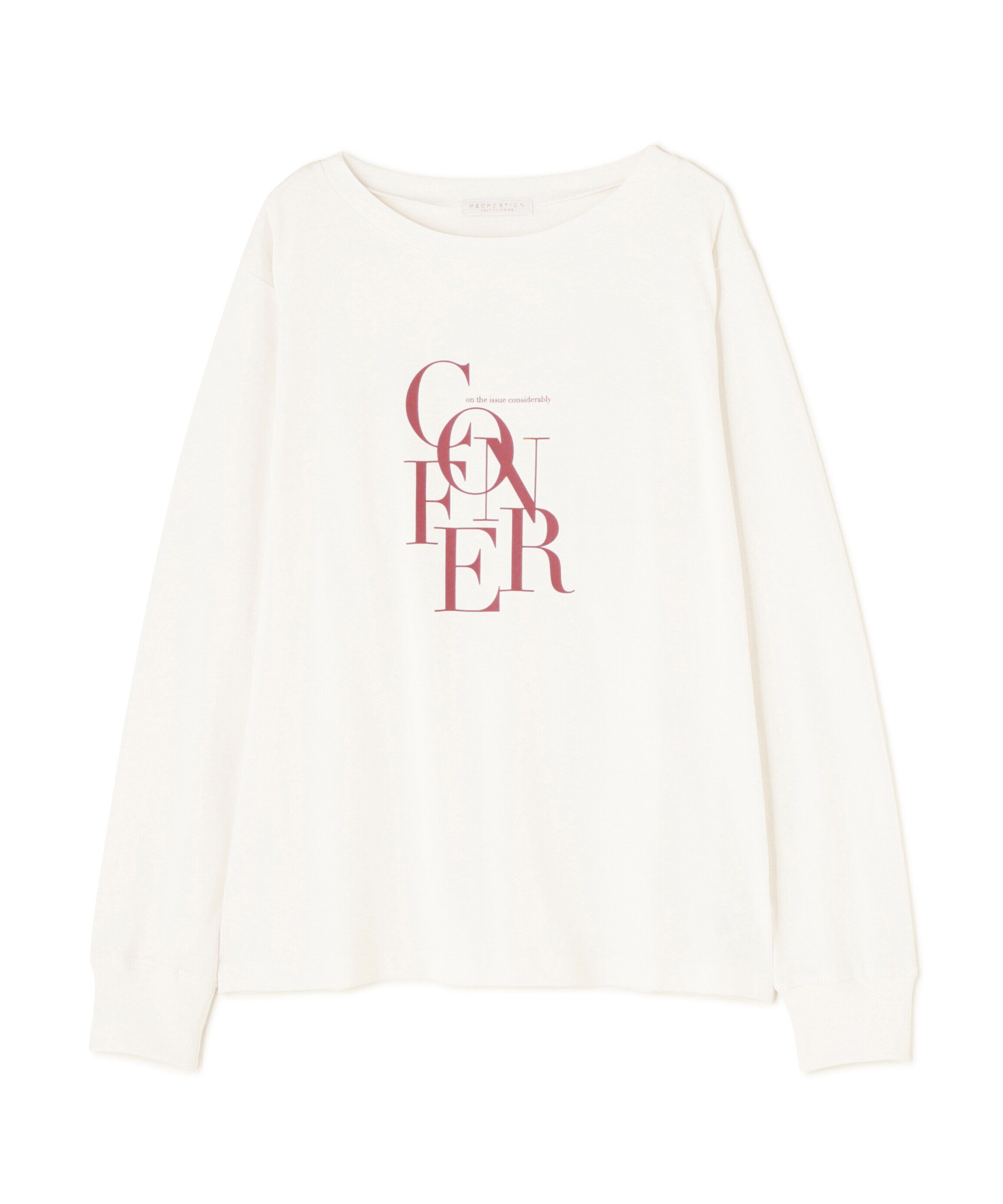 PROPORTION BODY DRESSING「ロゴロンTシャツ」|Tシャツ・カットソー|