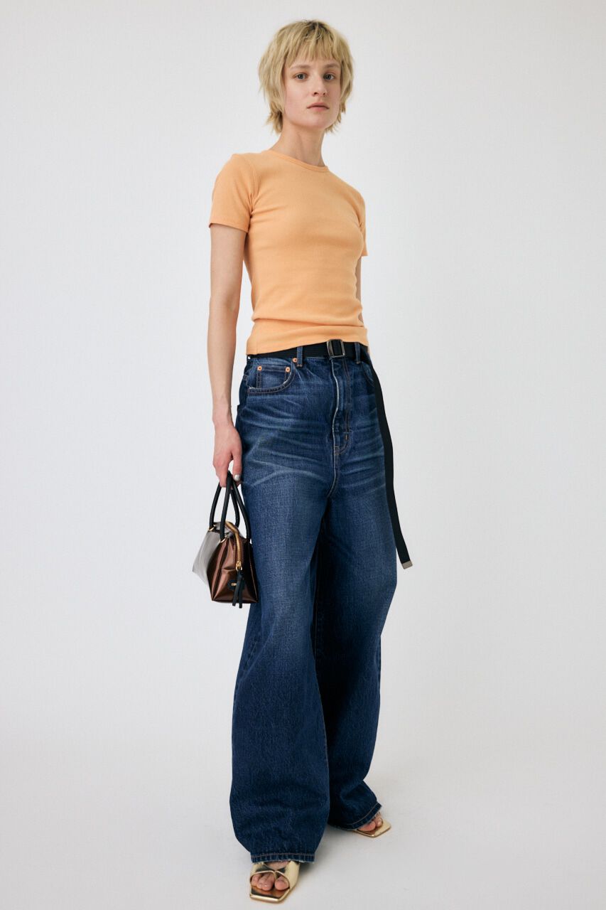 MOUSSY「BASIC RIB Tシャツ」|Tシャツ・カットソー|