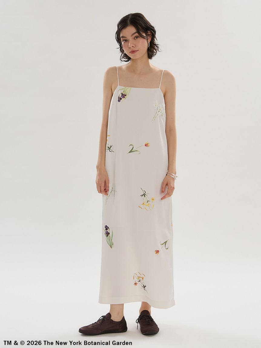 emmi atelier「【emmi&times;NYBG】サテンキャミワンピース/ハンドウォッシャブル」|ワンピース|
