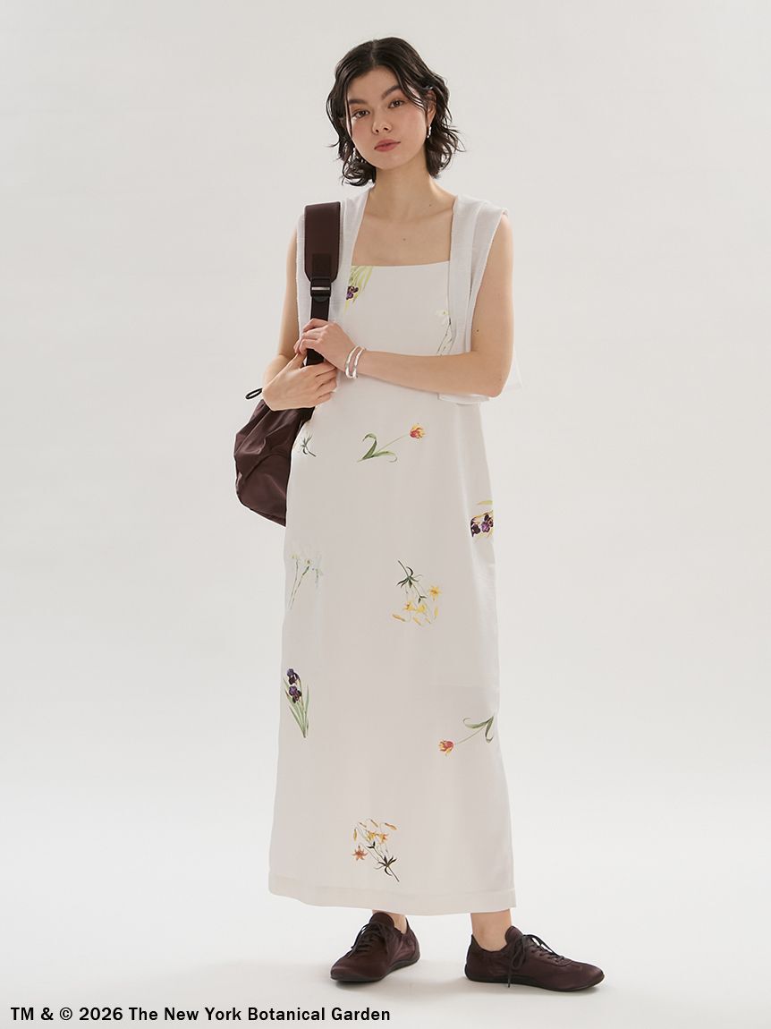 emmi atelier「【emmi&times;NYBG】サテンキャミワンピース/ハンドウォッシャブル」|ワンピース|