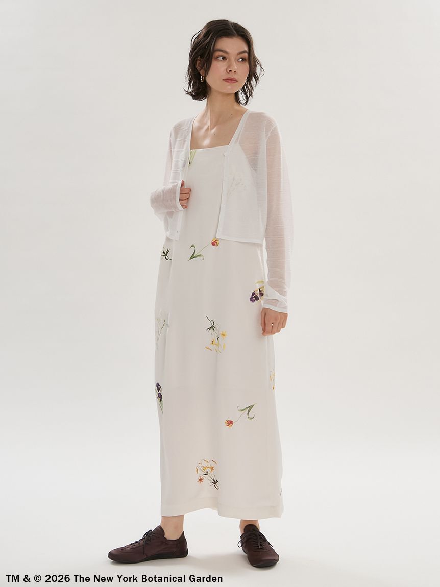 emmi atelier「【emmi&times;NYBG】サテンキャミワンピース/ハンドウォッシャブル」|ワンピース|