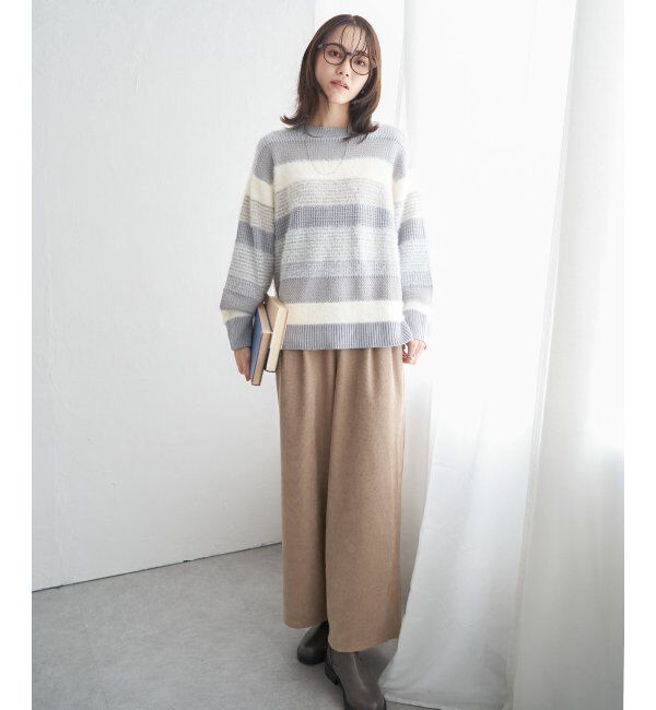 ikka「サス付きワイドパンツ」|その他|