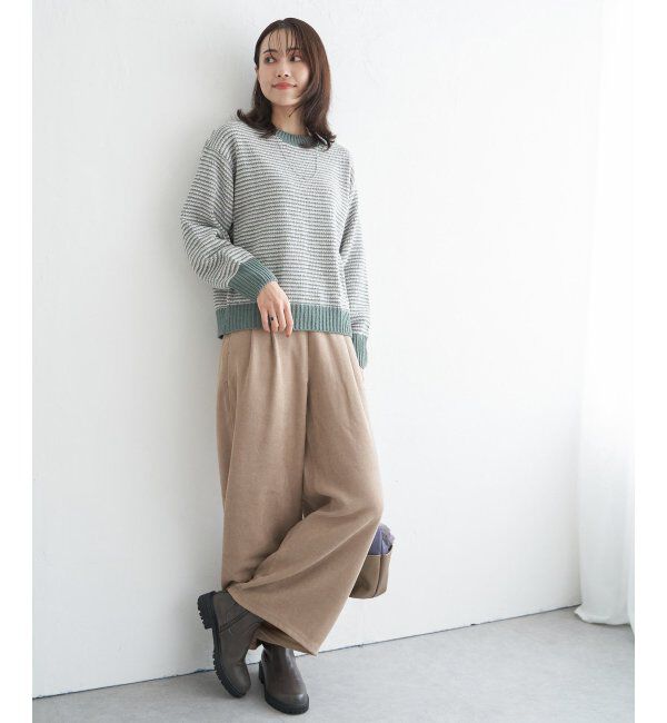 ikka「サス付きワイドパンツ」|その他|