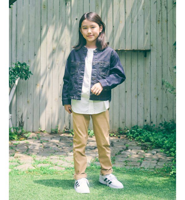 ikka kids「ＬＫメッシュデニムバンドカラーＪＫ」|その他|