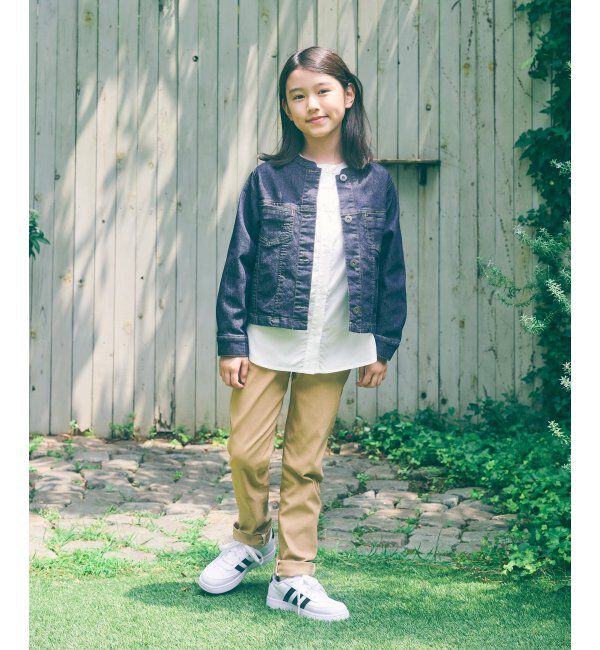 ikka kids「ＬＫメッシュデニムバンドカラーＪＫ」|その他|