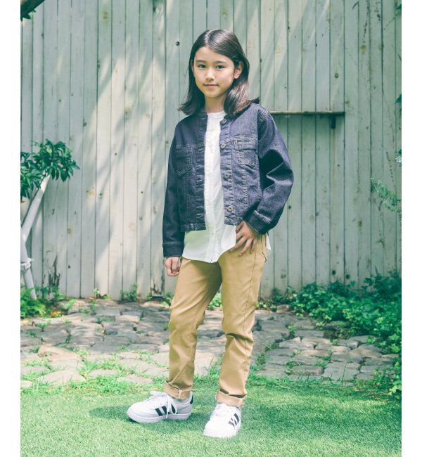 ikka kids「ＬＫメッシュデニムバンドカラーＪＫ」|その他|