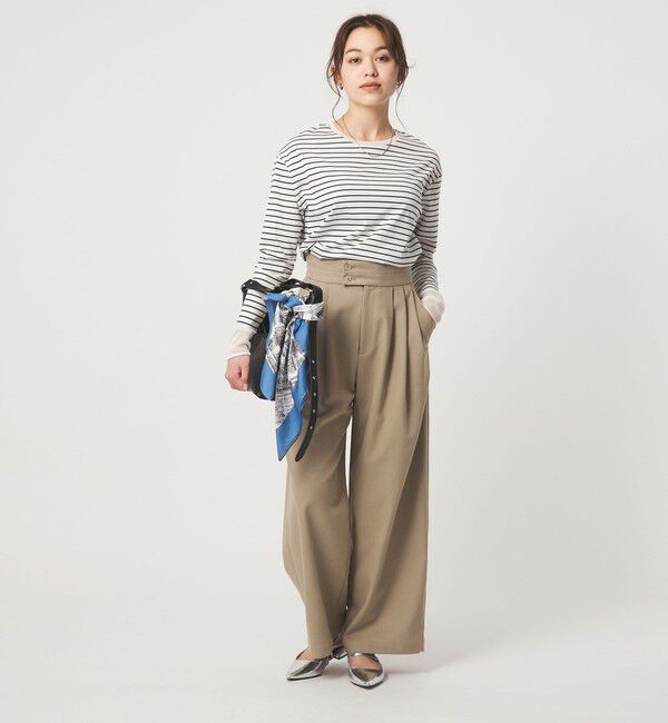 UNITED ARROWS green label relaxing「ソデ チュール プルオーバー カットソー」|Tシャツ・カットソー|