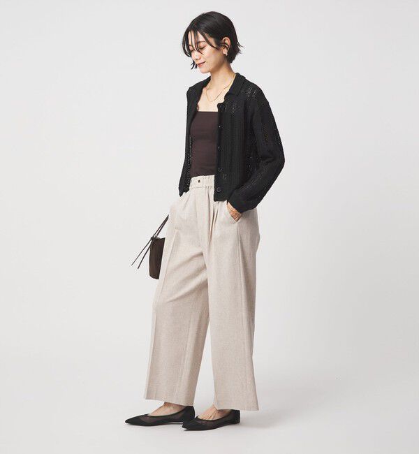 UNITED ARROWS green label relaxing「メッシュ ポロカーディガン ウォッシャブル」|カーディガン|