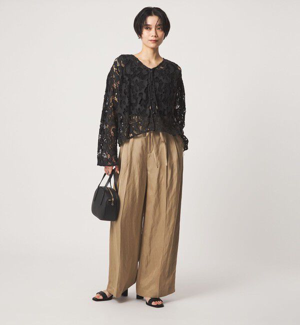 UNITED ARROWS green label relaxing「カットワークレース ブラウス」|シャツ・ブラウス|
