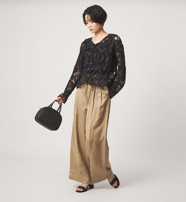 UNITED ARROWS green label relaxing「カットワークレース ブラウス」|シャツ・ブラウス|