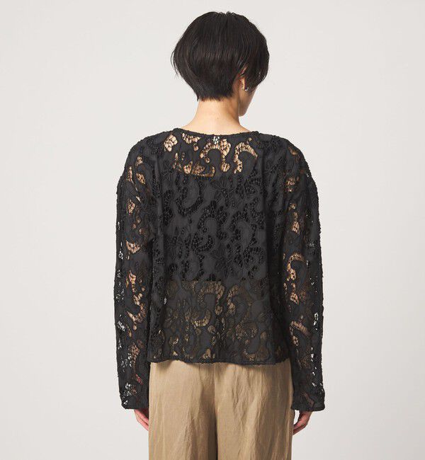 UNITED ARROWS green label relaxing「カットワークレース ブラウス」|シャツ・ブラウス|
