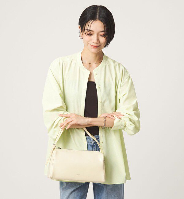 UNITED ARROWS green label relaxing「［size SHORTあり］ペプラム ブラウス マシンウォッシャブル 吸水速乾 通気性 UVカット」|シャツ・ブラウス|